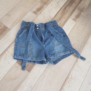 ASOS high waisted jean shorts